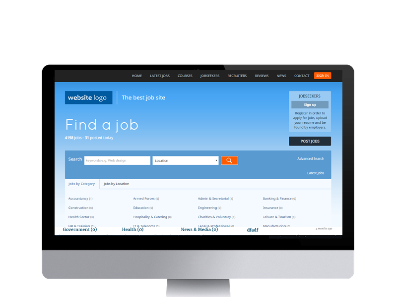 job site responsive php script